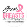 GREAT Breasts Are WORTH Fighting For (G2) Round Sticker