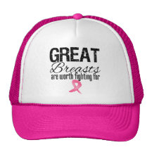 GREAT BREASTS are Worth Fighting For Trucker Hat