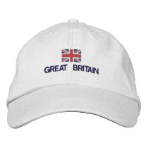 Great Britain Union Jack British flag Embroidered Baseball Caps