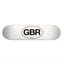 Great Britian Oval Skate Board