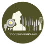 Great Chef Cooking Set Round Sticker