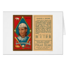 Great Chief Bender Athletics Baseball 1911 Card