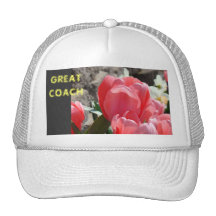 Great Coach! Truckers Hats Spring Tulip Flowers
