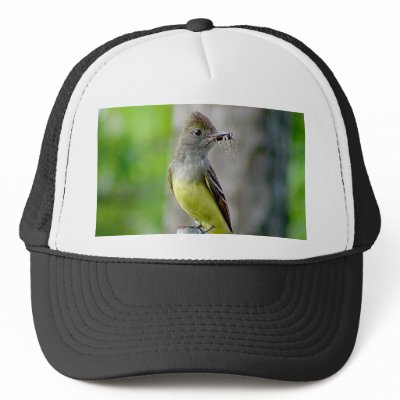 Great Crested Flycatcher Hat by natures_edge
