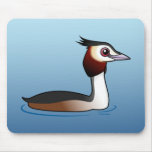 Great Crested Grebe Mouse Pads
