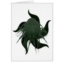 Great Cthulhu Customisable Greeting Card