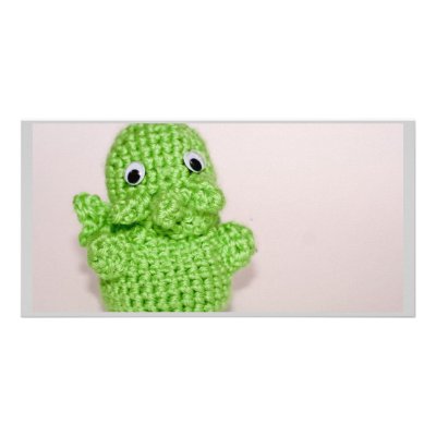 Great Cthulhu Photo Card Template by SykoSam