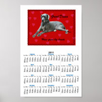 Great Dane 2011 Calendar Poster