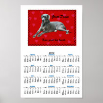 Great Dane 2012 Calendar Posters