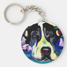 Great Dane #5 Keychain