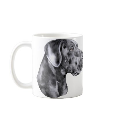 Great Dane Blue Uncropped Mug by DanesRUs