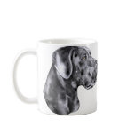 Great Dane Blue Uncropped mugs