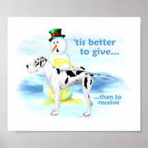 Great Dane BTG Harlequin UC Posters