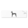 Great Dane Bumper Sticker