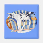 Great Dane Couch Taters Magnets
