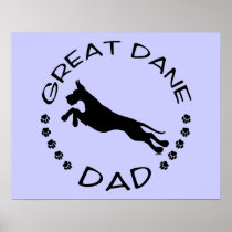 Great Dane Dad Jumper Poster