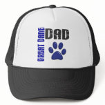 GREAT DANE DAD Paw Print 2 Mesh Hats