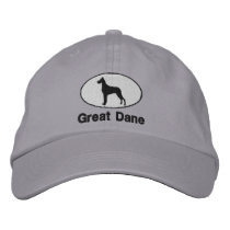 Great Dane Embroidered Hat