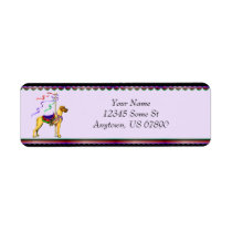 Great Dane Fawn Carousel UC Labels labels