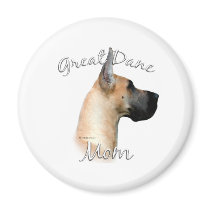Great Dane (fawn) Mom 2 magnets
