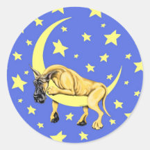 Great Dane Fawn Twinkle Sticker