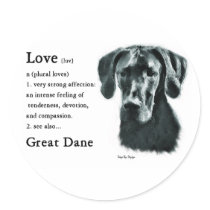 Great Dane Gifts Stickers