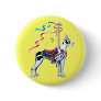 Great Dane Harlequin Carousel Button
