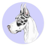 Great Dane Harlequin Feminine stickers