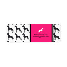 Great Dane label