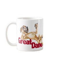 Great Dane Laid Back Fawn UC Mugs