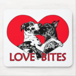Great Dane Love Bites Mouse Pads
