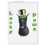 Great Dane Lucky Paws Greeting Card