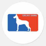 Great Dane Major League Dog Sticker