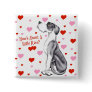 Great Dane Mantle UC Kiss Pinback Button