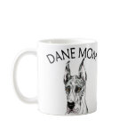 Great Dane Mom Harlequin Coffee Mugs