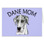 Great Dane Mom Harlequin UC Cards