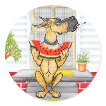 Great Dane SPIT Fawn Stickers