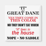 Great Dane Walking Answers Magnet
