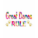 Great Danes Rule t-shirts