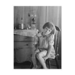 Great Depression Girl 1930s Post Cards