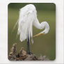 Great Egret Mouse Pad