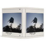 Great Egret Silhouette Binder