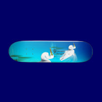 Great Egret Skateboard skateboards
