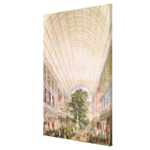 Great Exhibition of 1851. Decoration of the transe Gallery Wrapped Canvas