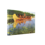 Great Explorers by Remington, Vintage Cowboys Gallery Wrapped Canvas
