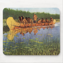 Great Explorers by Remington, Vintage Cowboys Mousepad