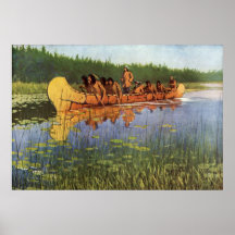 Great Explorers by Remington, Vintage Cowboys Poster