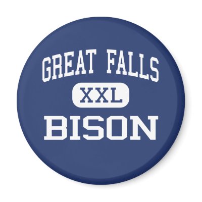 Great Falls - Bison - High - Great Falls Montana Refrigerator Magnets by customteamsportswear
