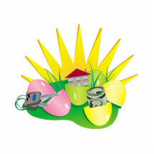 Great Finds in Easter Eggs Photo Cutouts