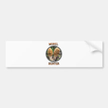 Great Gear For Morel Mushroom Hunters Bumper Sticker